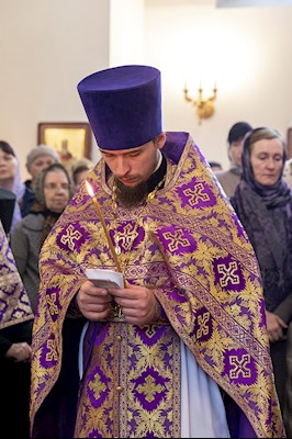 Божественная литургия в храме в честь иконы Божией Матери «Всех скорбящих Радость» г. Саратова
