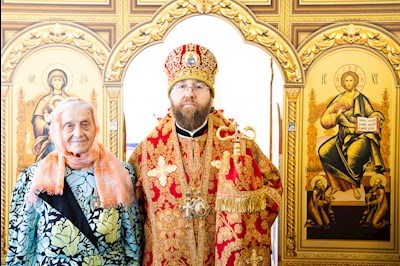 Митрополит Игнатий совершил Великое освящение храма Архангела Михаила с. Курдюм и первую Божественную литургию в новоосвященном храме
