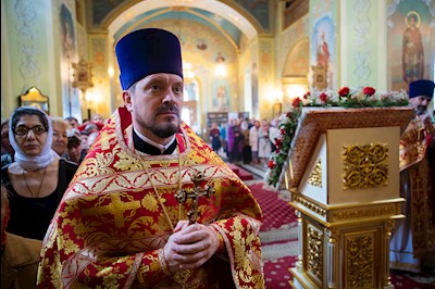 Митрополит Игнатий совершил Божественную литургию в Покровском соборе г. Саратова
