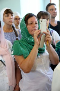 Митрополит Лонгин совершил Великое освящение Вознесенского храма Вознесенско-Пантелеимоновской церкви с. Усть-Курдюм