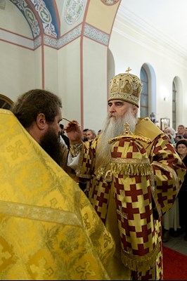 Всенощное бдение в Свято-Никольском мужском монастыре г. Саратова