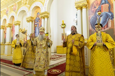 Всенощное бдение в храме святителя Спиридона Тримифунтского г. Саратова