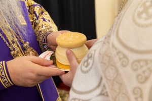 Божественная литургия в храме святителя Спиридона Тримифунтского г. Саратова