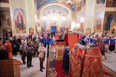В Саратове встретили мощи святого великомученика Георгия Победоносца