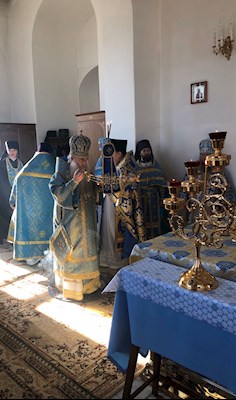 Божественная литургия в Свято-Троицком Скановом женском монастыре (Сердобская епархия)