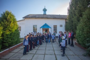 Гимназисты побывали в гостях у юных казаков