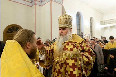Всенощное бдение в Свято-Никольском мужском монастыре г. Саратова