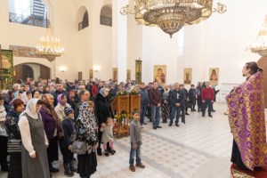 Божественная литургия в храме святителя Спиридона Тримифунтского г. Саратова