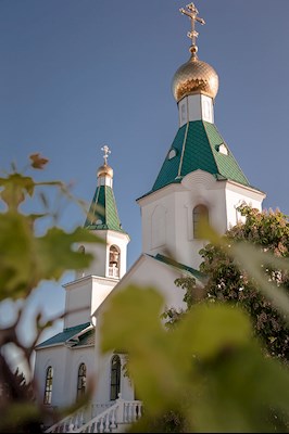 Божественная литургия в Вознесенско-Пантелеимоновском храме с. Усть-Курдюм Саратовского района