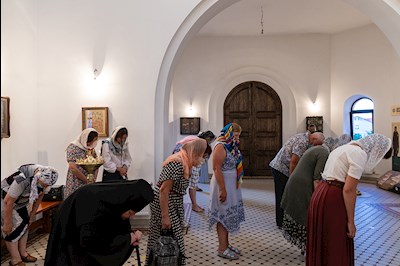 Всенощное бдение в храме преподобного Сергия Радонежского г. Саратова
