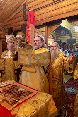 Митрополит Лонгин совершил Великое освящение храма Преображения Господня р.п. Соколовый