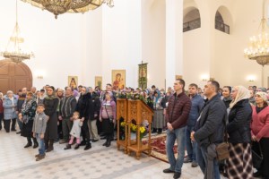 Божественная литургия в храме святителя Спиридона Тримифунтского г. Саратова