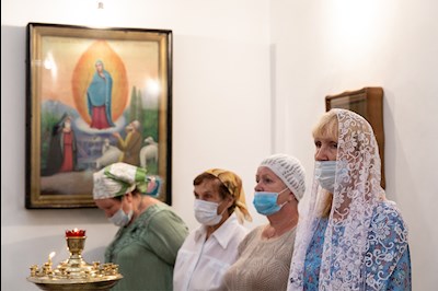 Всенощное бдение в храме преподобного Сергия Радонежского г. Саратова