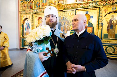 Митрополит Игнатий совершил Божественную литургию в Свято-Никольском мужском монастыре г. Саратова