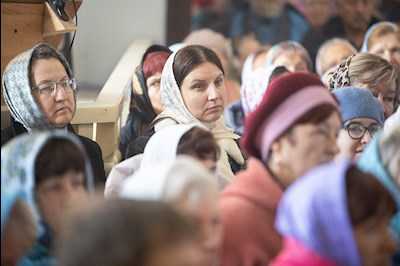 Митрополит Игнатий совершил Божественную литургию в Покровском храме г. Петровска