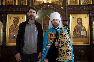 Митрополит Игнатий совершил Божественную литургию в Крестовоздвиженском храме г. Хвалынска