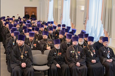 Состоялось ежегодное Епархиальное собрание духовенства