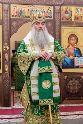 Божественная литургия в храме преподобного Сергия Радонежского г. Саратова