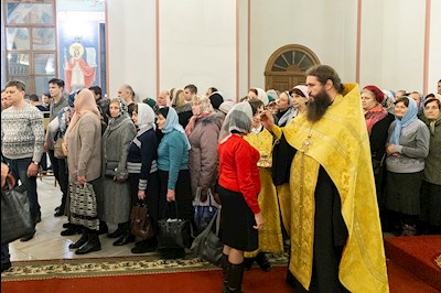 Всенощное бдение в Свято-Никольском мужском монастыре г. Саратова