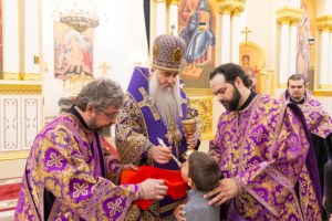 Божественная литургия в храме святителя Спиридона Тримифунтского г. Саратова