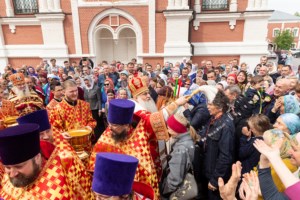 Состоялось соборное служение архиереев и духовенства Саратовской митрополии