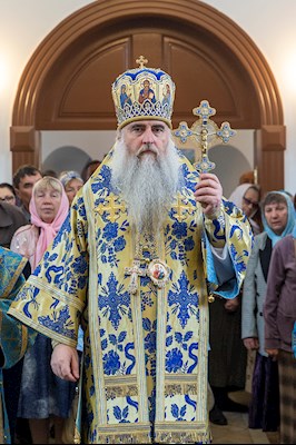 Божественная литургия в храма в честь иконы Божией Матери «Всех скорбящих Радость» г. Саратова