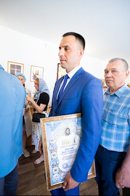 Митрополит Игнатий совершил Великое освящение храма Архангела Михаила с. Курдюм и первую Божественную литургию в новоосвященном храме