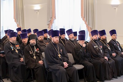 Состоялось ежегодное Епархиальное собрание духовенства