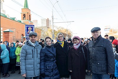 Божественная литургия в храме в честь Казанской иконы Божией Матери г. Саратова