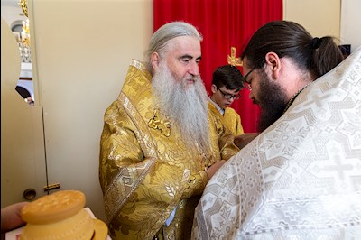 Великое освящение храма Сорока Севастийских мучеников г. Саратова и Божественная литургия в новоосвященном храме