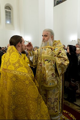 Всенощное бдение в храме святителя Спиридона Тримифунтского г. Саратова