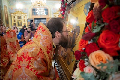 В Саратове встретили мощи святого великомученика Георгия Победоносца