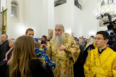 Всенощное бдение в храме святителя Спиридона Тримифунтского г. Саратова