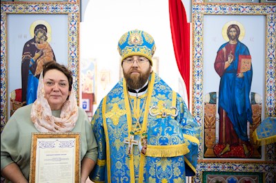 Митрополит Игнатий совершил Великое освящение храма в честь иконы Божией Матери «Спорительница хлебов» с. Кувыка и первую Божественную литургию в новоосвященном храме