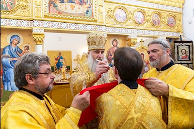 Великое освящение храма Сорока Севастийских мучеников г. Саратова и Божественная литургия в новоосвященном храме