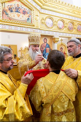 Великое освящение храма Сорока Севастийских мучеников г. Саратова и Божественная литургия в новоосвященном храме