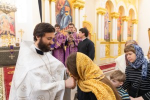 Божественная литургия в храме святителя Спиридона Тримифунтского г. Саратова