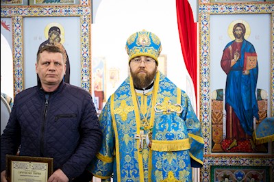 Митрополит Игнатий совершил Великое освящение храма в честь иконы Божией Матери «Спорительница хлебов» с. Кувыка и первую Божественную литургию в новоосвященном храме