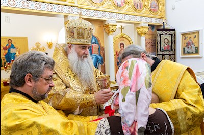 Великое освящение храма Сорока Севастийских мучеников г. Саратова и Божественная литургия в новоосвященном храме