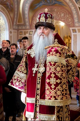 Божественная литургия в Свято-Троицком кафедральном соборе г. Саратова