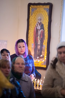 Митрополит Игнатий совершил Великое освящение храма святой блаженной Ксении Петербургской п. Красный Текстильщик и Божественную литургию в новоосвященном храме