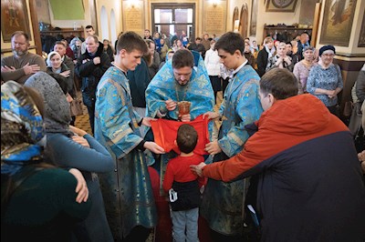 Митрополит Игнатий возглавил соборное архиерейское богослужение в Свято-Троицком кафедральном соборе г. Покровска (Энгельса)