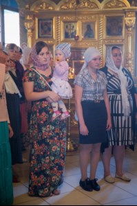 Литургия в Свято-Троицком кафедральном соборе Саратова