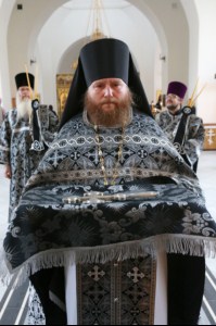 Литургия Преждеосвященных Даров в Свято-Никольском мужском монастыре Саратова