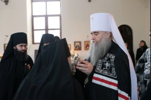 Литургия Преждеосвященных Даров в Свято-Никольском мужском монастыре Саратова