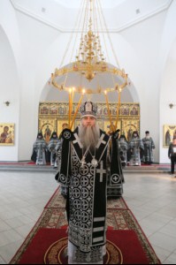 Литургия Преждеосвященных Даров в Свято-Никольском мужском монастыре Саратова