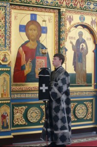 Литургия Преждеосвященных Даров в Свято-Никольском мужском монастыре Саратова