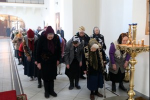 Литургия Преждеосвященных Даров в Свято-Никольском мужском монастыре Саратова