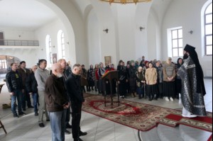 Литургия Преждеосвященных Даров в Свято-Никольском мужском монастыре Саратова