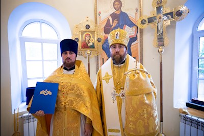 Митрополит Игнатий совершил Великое освящение храма святой блаженной Ксении Петербургской п. Красный Текстильщик и Божественную литургию в новоосвященном храме